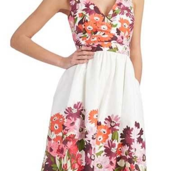 Donna Morgan Floral Print Dress - Picture 7 of 8